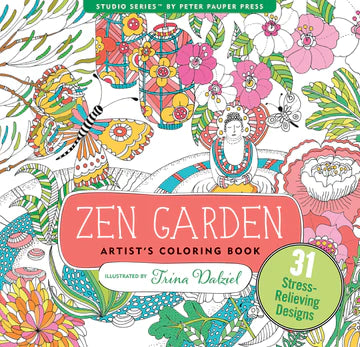 Artist's Adult Coloring Book Zen Garden