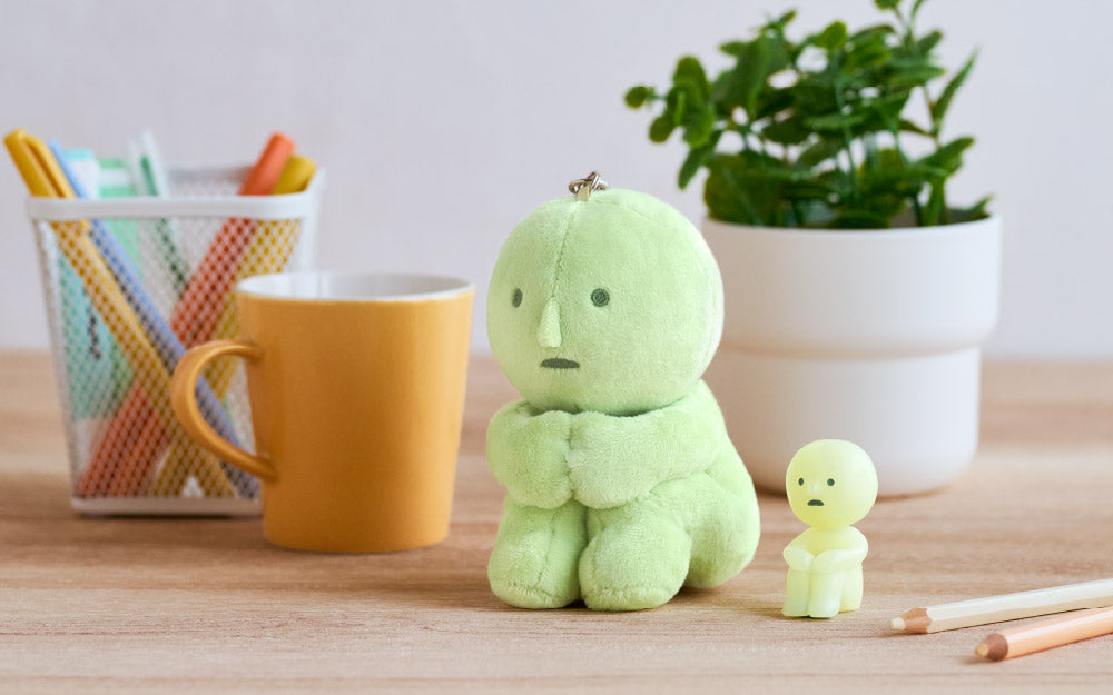 Smiski Plush Key Chain Hanging On