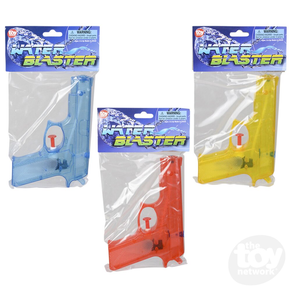 Water Blaster Squirt Gun 6" - Sold Individually
