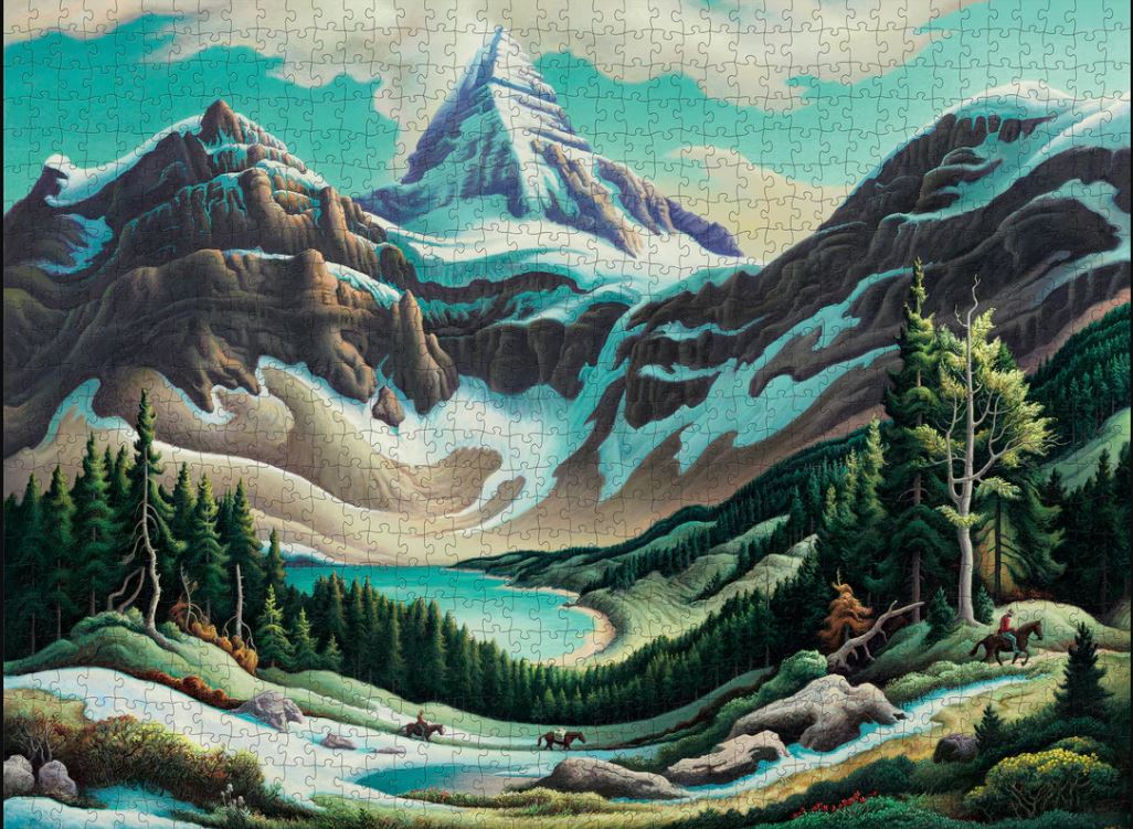 Puzzle 1000 Piece - Thomas Hart - Benton Trail Riders