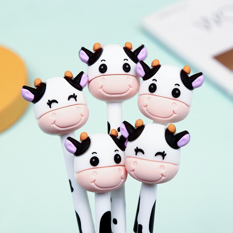 Gel Pen Cow Retractable