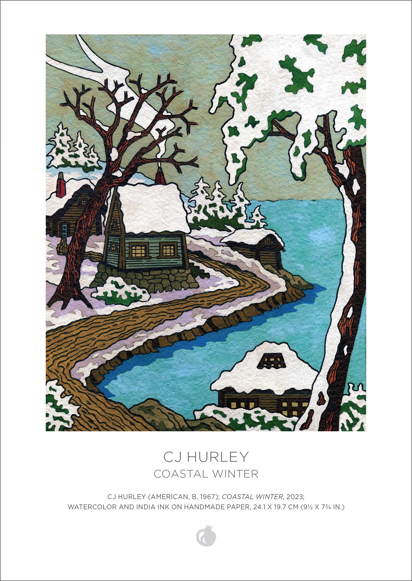 Jigsaw Puzzle Mini - 120 Piece - 4 Image Set - CJ Hurley - Snowy Cabins