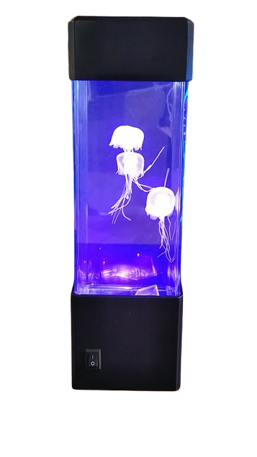 Jelly Fish Lamp Rectangle 9"