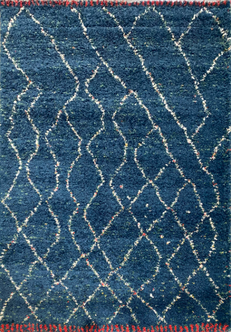 Fjord Blue Shag 5' X 8'