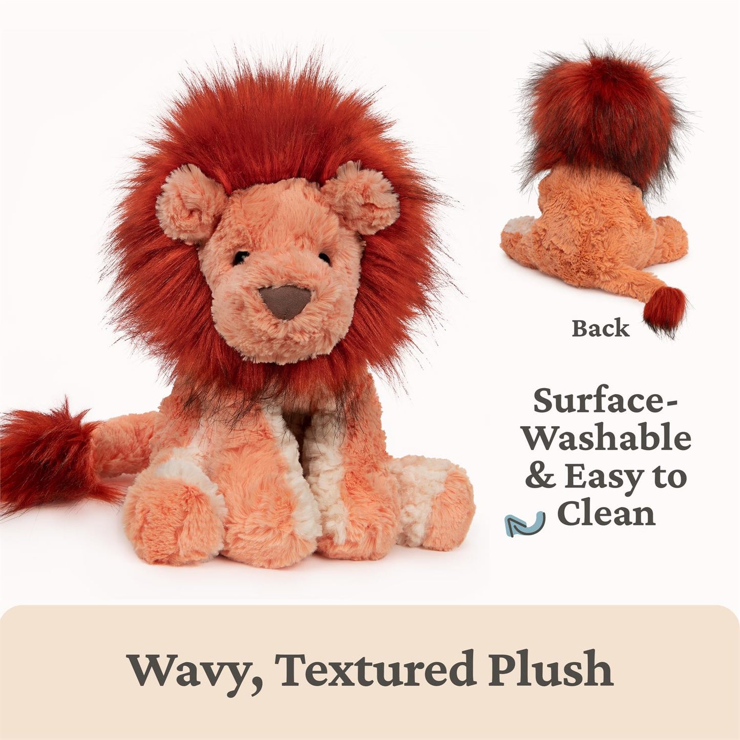 Plush Cozys Lion 10"