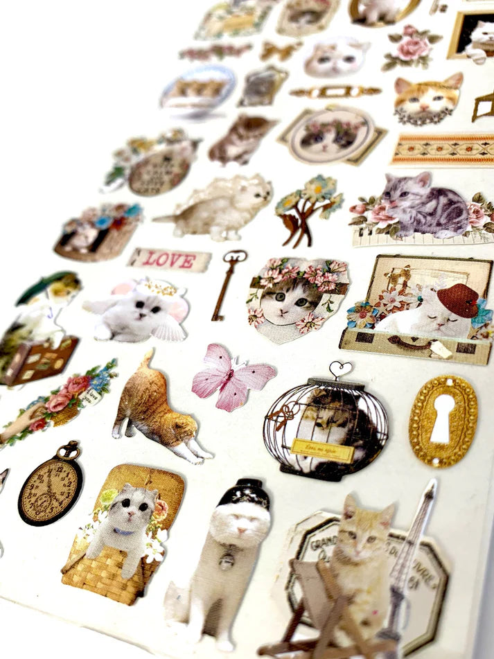 Stickers Lovely Cat Nylon