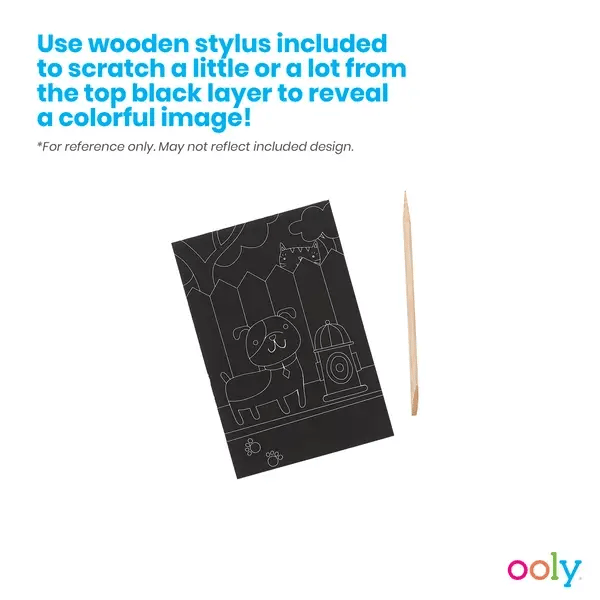 Scratch & Scribble Mini Art Kit Friendly Fish