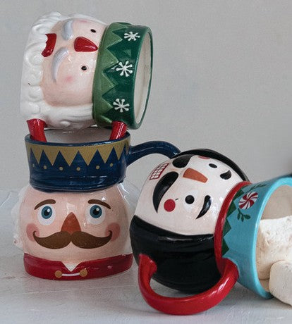 Holiday - Mug - Ceramic - Nutcracker Head - 12 oz