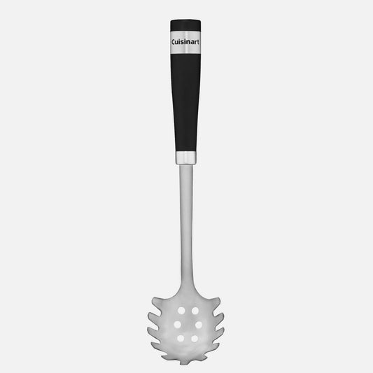 Kitchen Utensil - Stainless Steel Pasta Server w/Black Handle