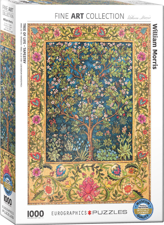 Eurographics Puzzle 1000 Piece Morris - Tree of Life - Tapestry