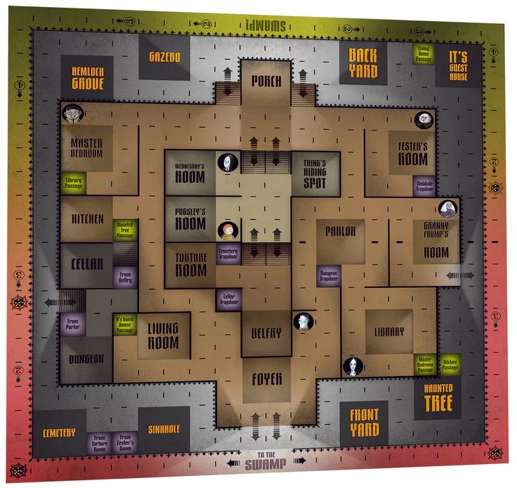 Game - Addams Family - A Delightfully Frightful Creepy Board Game