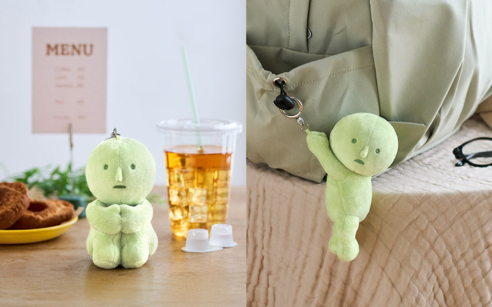 Smiski Plush Key Chain Hanging On