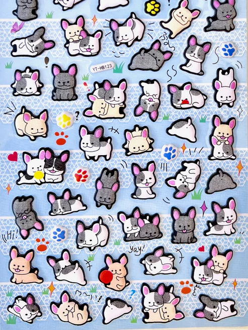 Stickers Puffy Bulldog