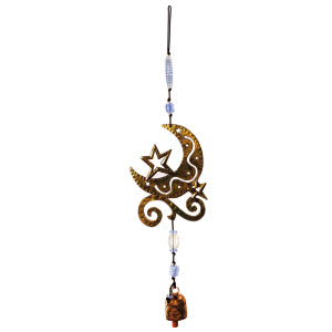 The Moon and Stars Beads & Bell