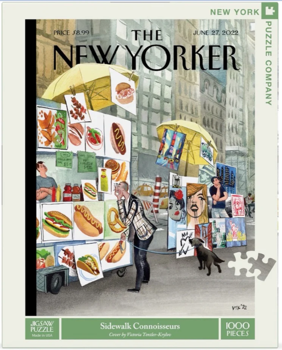 New Yorker Puzzle 1000 Piece Sidewalk Connoisseurs