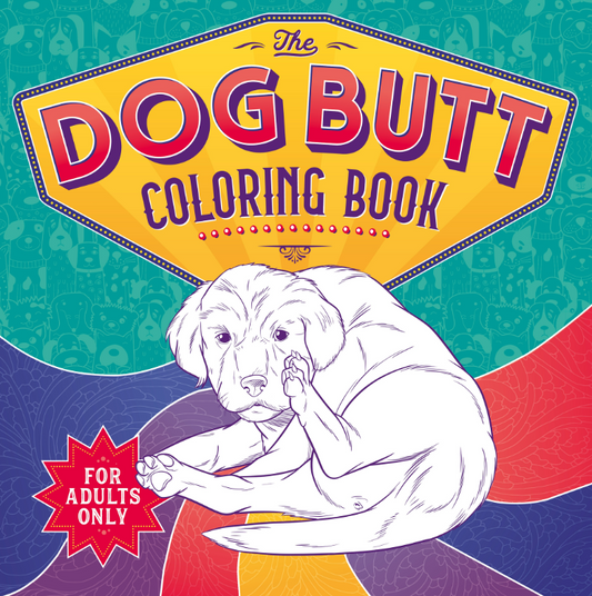 Coloring Book Dog Butt