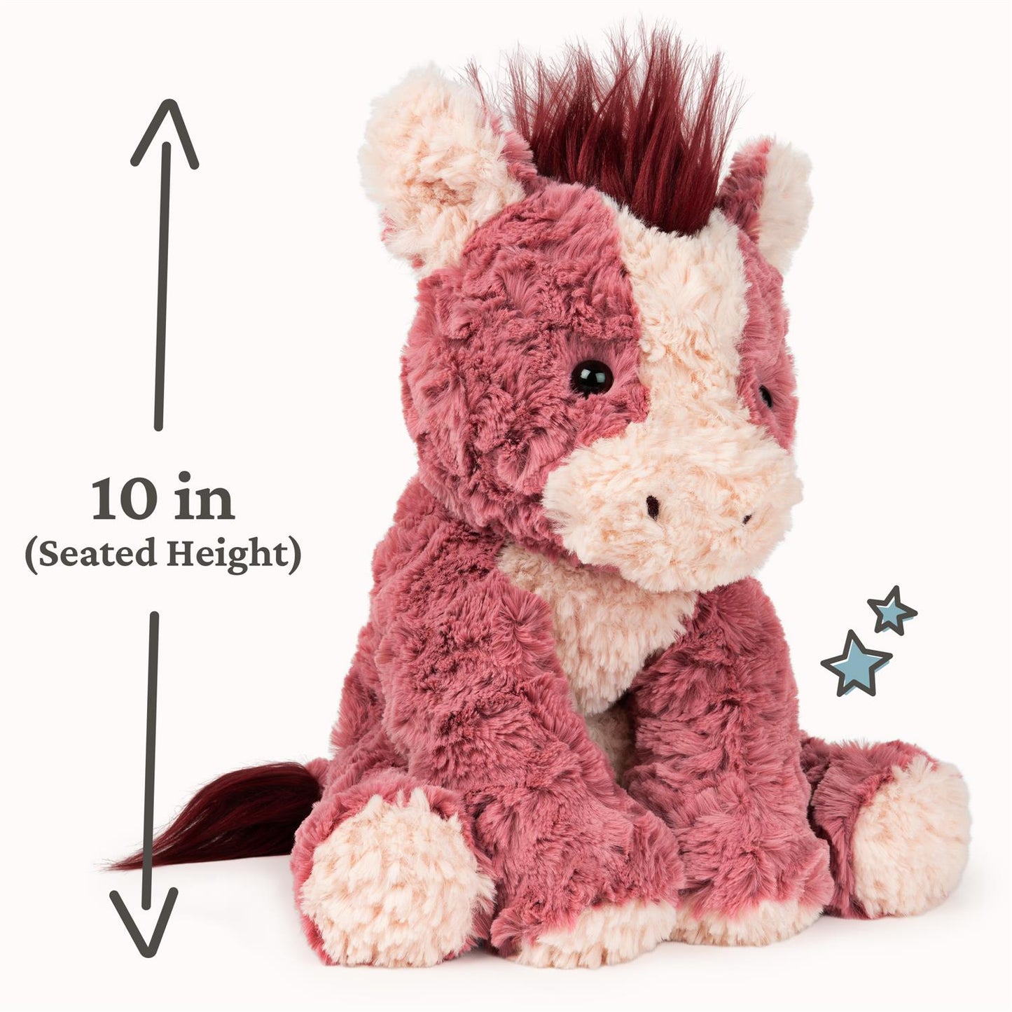 Plush Cozys Horse 10"
