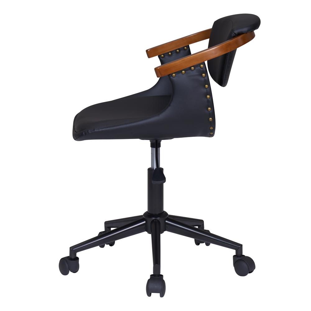 Darwin Office Chair Bamboo & Faux Leather