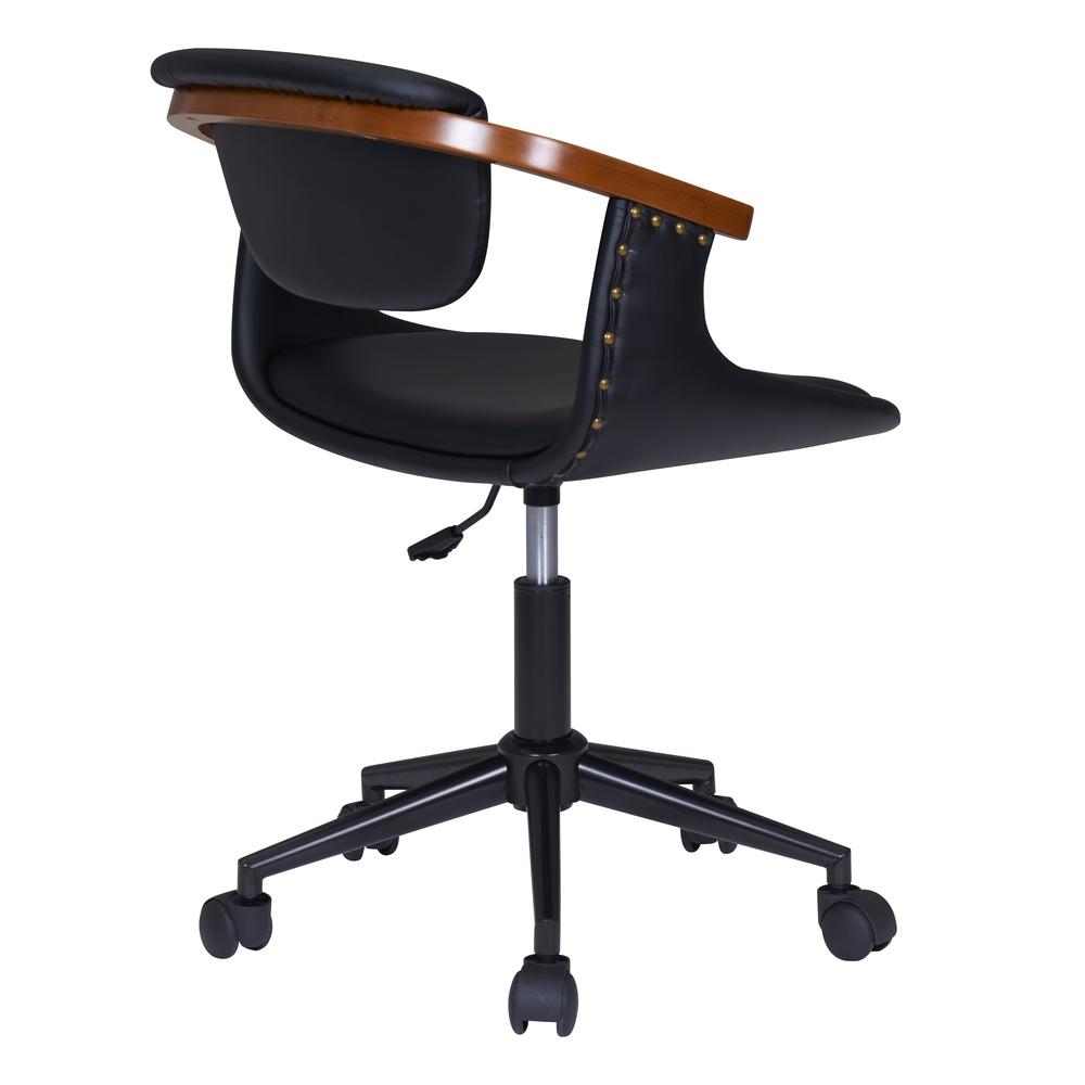 Darwin Office Chair Bamboo & Faux Leather