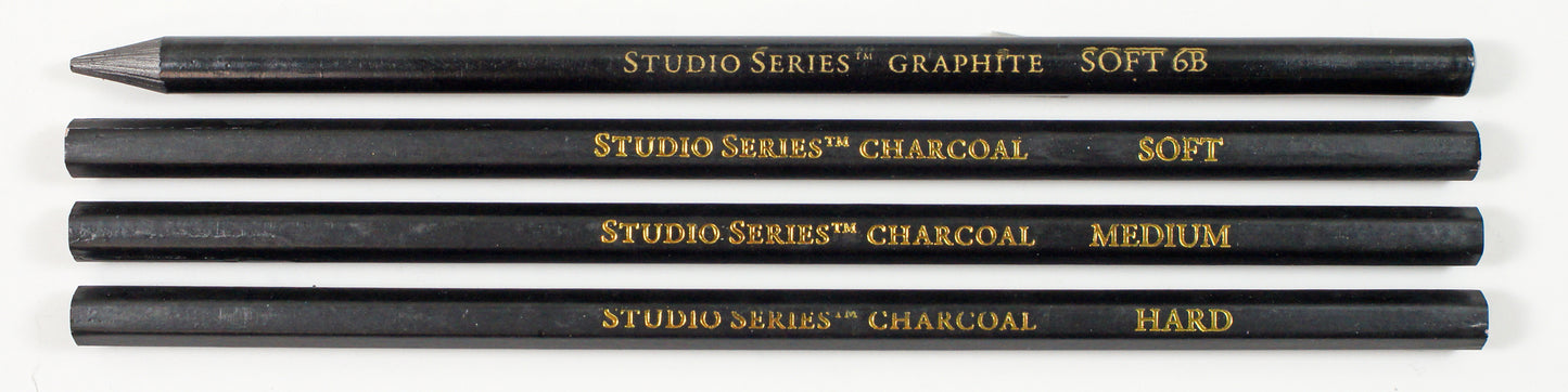 Art Center Drawing Set Charcoal & Graphite 25 Piece