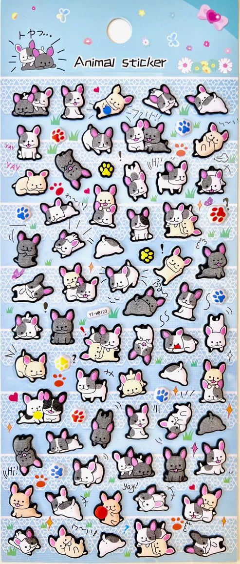 Stickers Puffy Bulldog