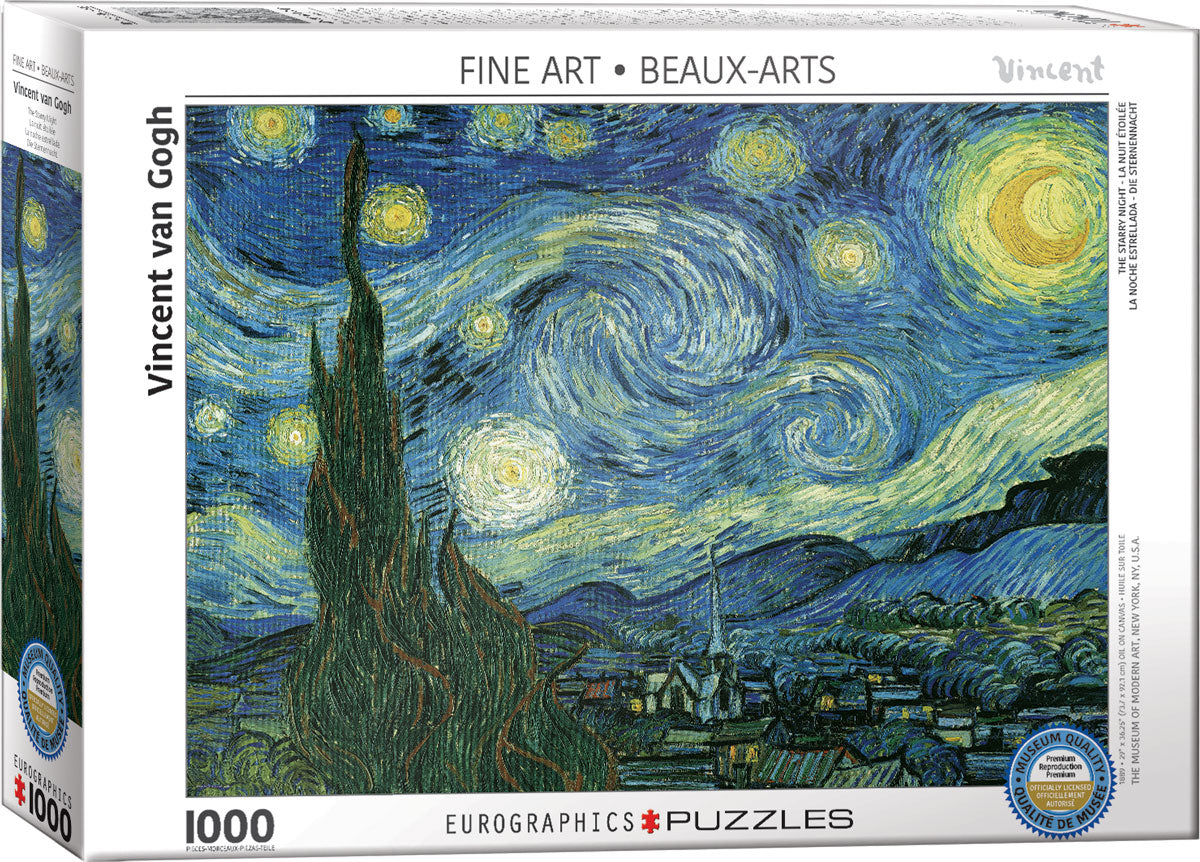 Eurographics Puzzle 1000 Piece - Van Gogh - Starry Night