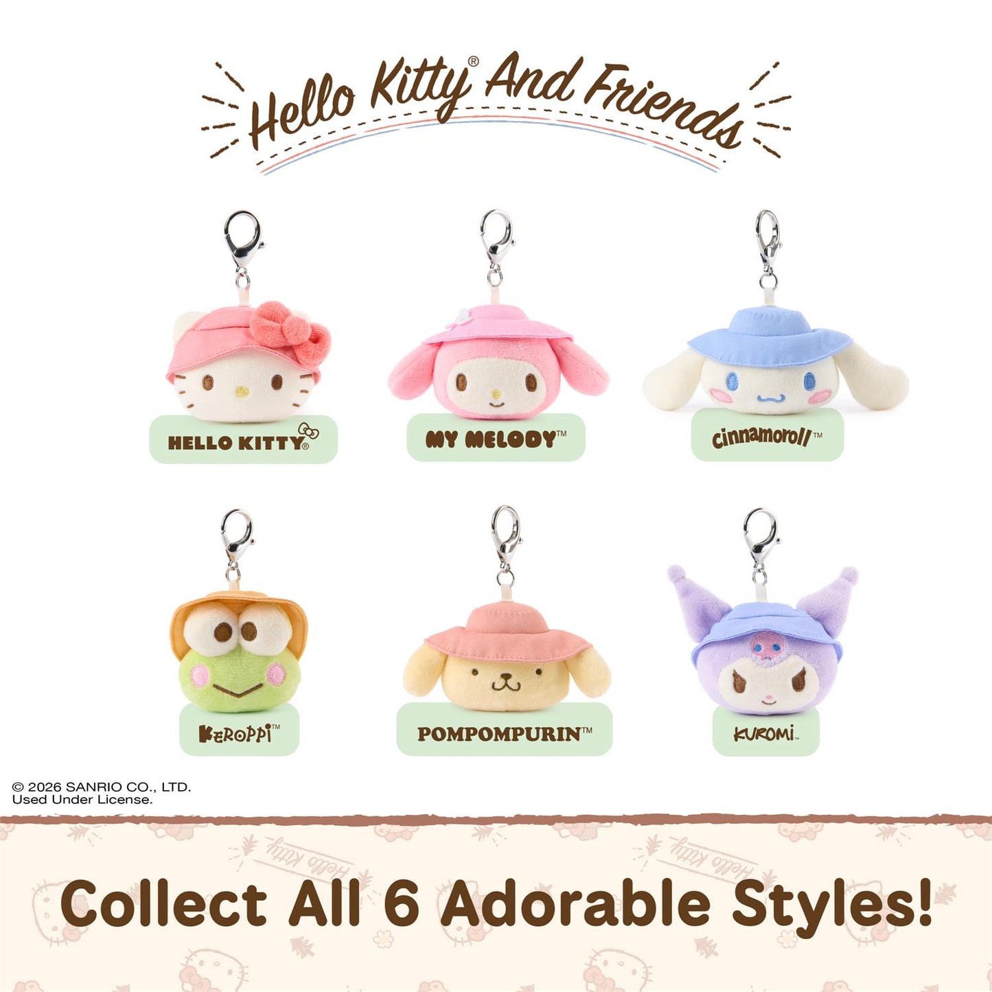 Kawaii Blind Box Sanrio Hello Kitty & Friends Camping Surprise