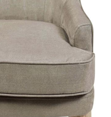 Bjorn KD Fabric Accent Chair Denim Dove Gray