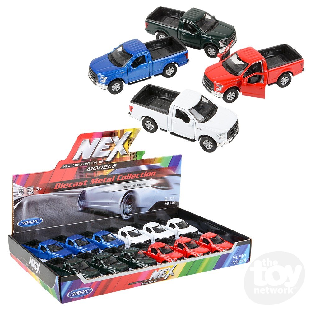 Diecast Pullback - Ford Pickup Truck - F-150 - 4.75" - Sold Individually