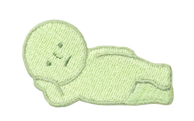 Smiski Embroidery Sticker or Iron On Volume I - Lounging (Sold Individually)