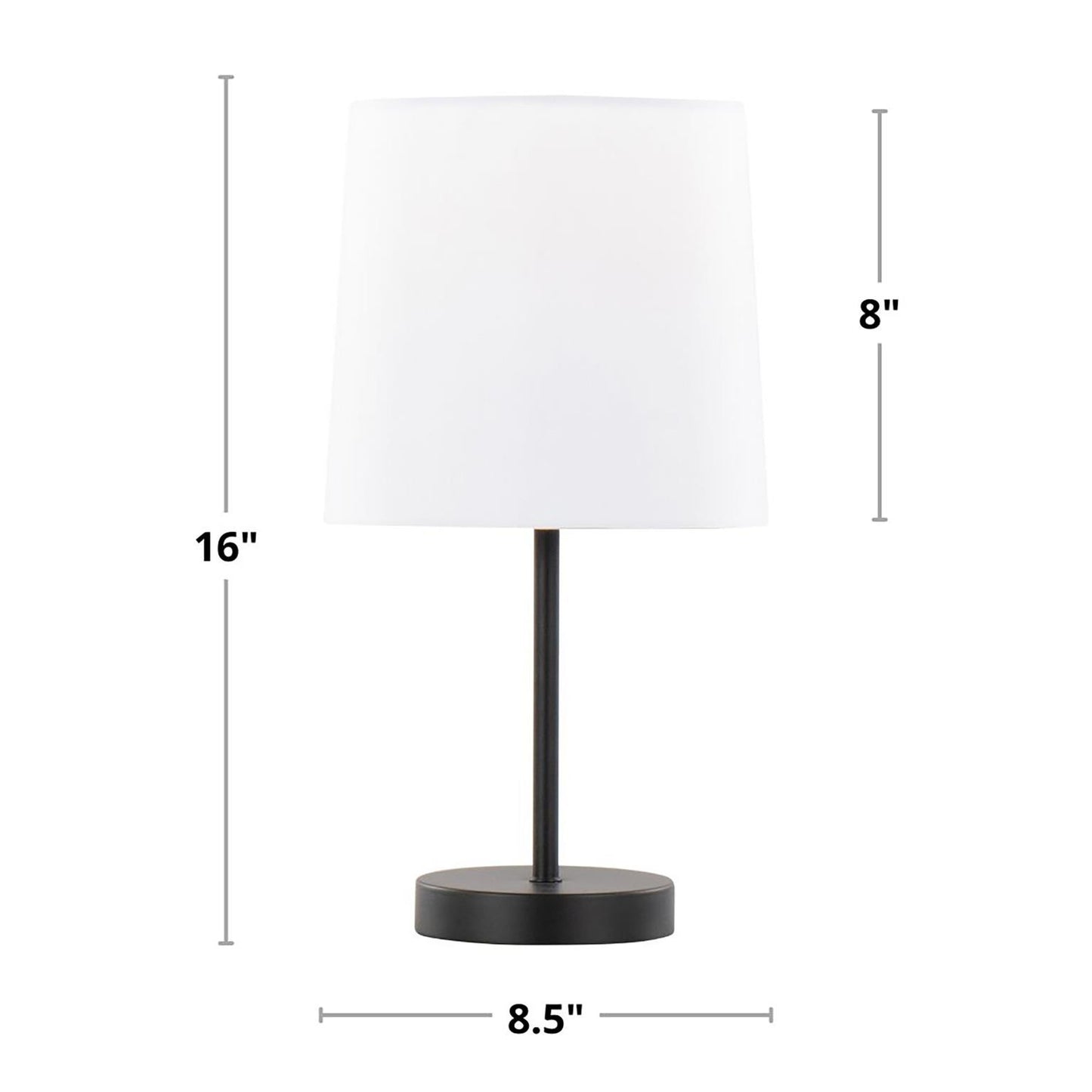 Cooper 16" Contemporary Metal Accent Lamp