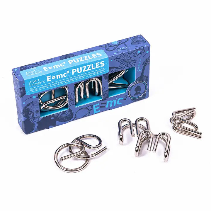 Albert Einstein's E=mc2 Metal Puzzles