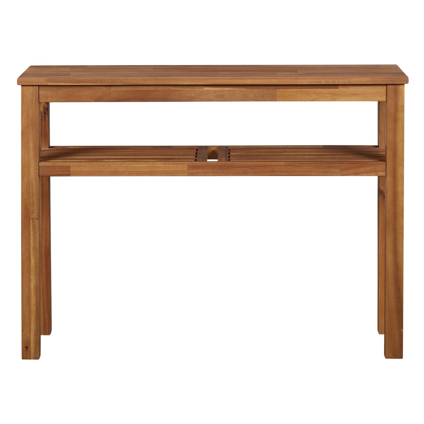 Tiburon Console With Shelf Amber