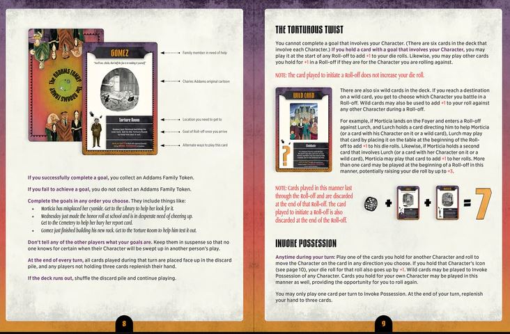 Game - Addams Family - A Delightfully Frightful Creepy Board Game