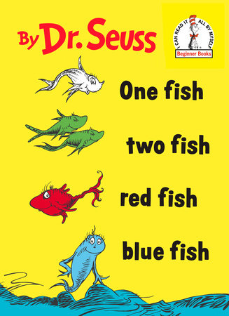 Dr. Seuss Book One Fish Two Fish Red Fish Blue Fish (7x9 Hardcover)