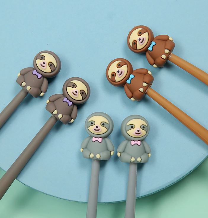 Gel Pen Sloth Wiggle (Sold Individually)