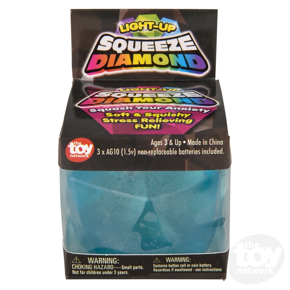 Squeezy Sugar Diamond Light-Up 2.75" (Sold Individually)