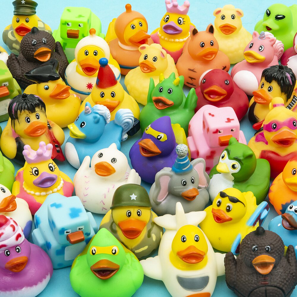 Rubber Duckies Assorted Characters 2in