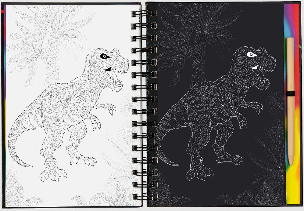 Scratch And Sketch Trace Along Activity Book Extreme