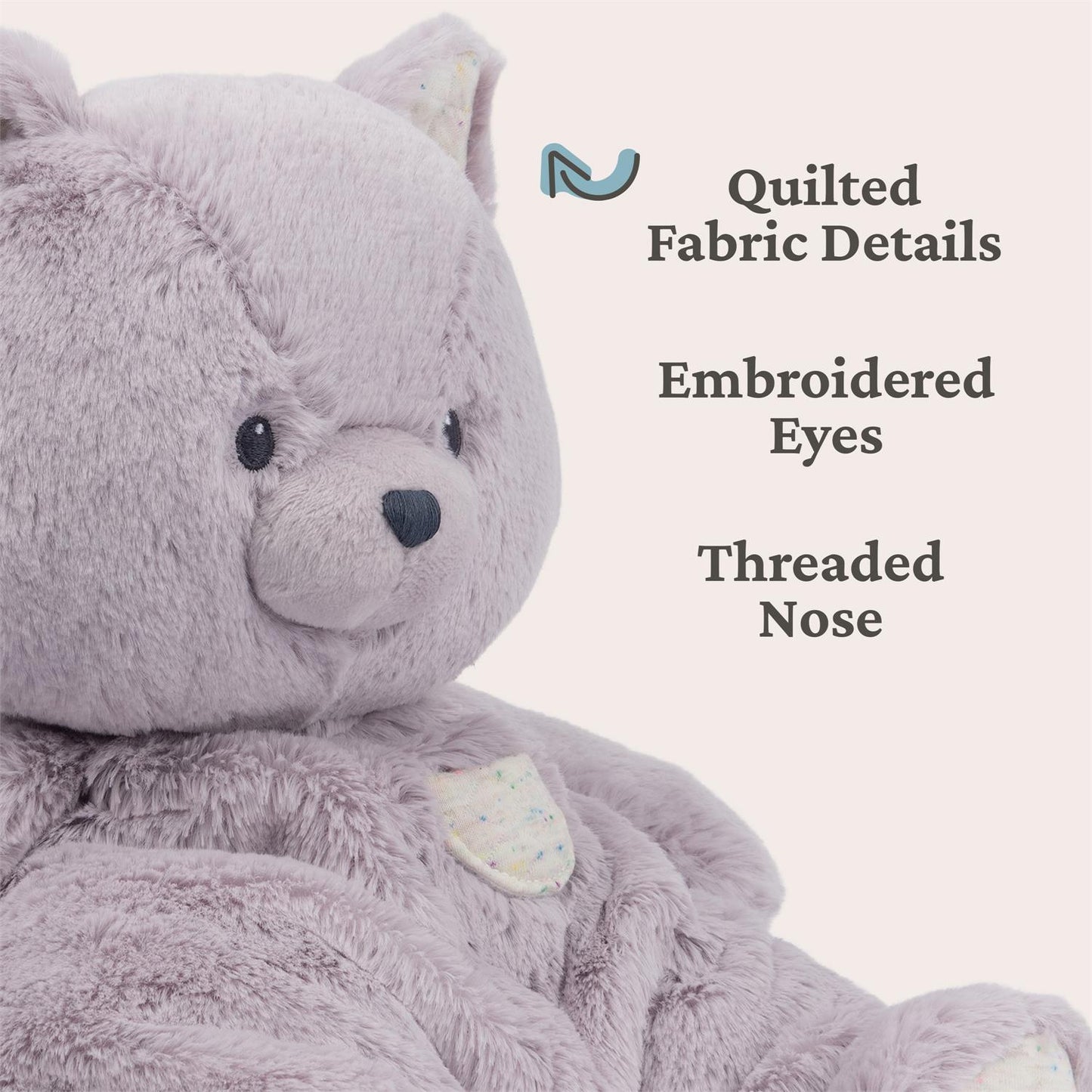 Plush Oh So Snuggly Kitten Lavender 12.5"