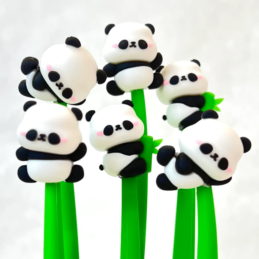 Gel Pen Wiggle Panda (Sold Individually)