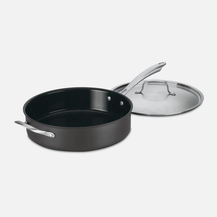 Cookware - Green Gourmet Nonstick Saute Pan 5.5qt w/Cover