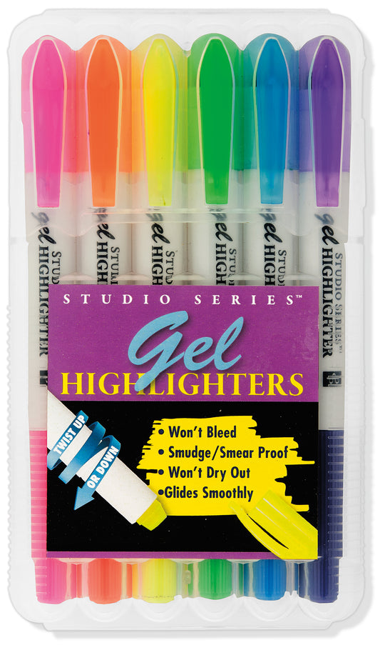 Art Center Highlighters Gel 6 Colors