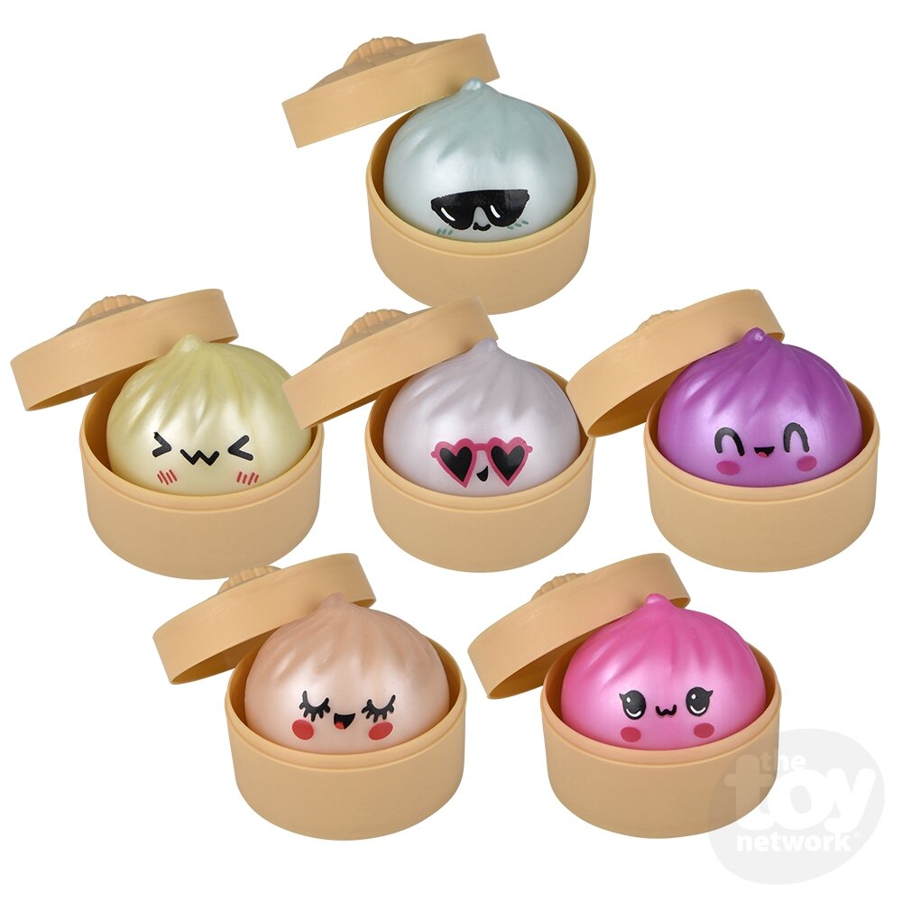 Dumplings Surprise - Squish & Stretch - Metallic - 2" - Sold Individually