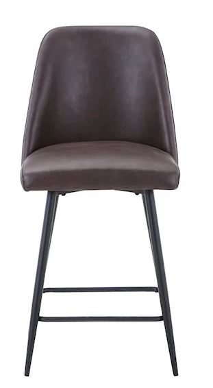 Maddox Counter Stool Dark Brown