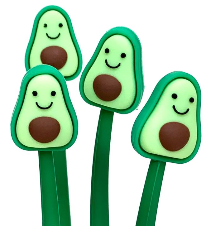 Gel Pen Avocado Wiggle Buddy (Sold Individually)