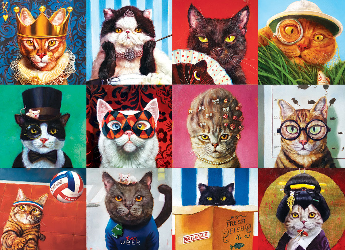 Eurographics Puzzle 1000 Piece - Funny Cats