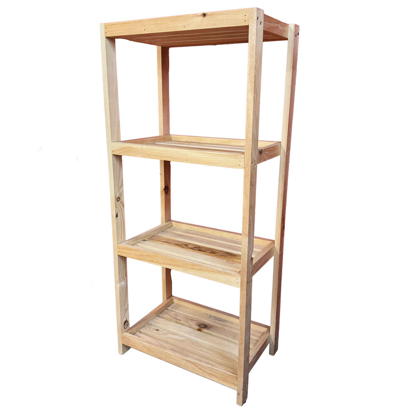 Pine Shelf 4 Tiered 20in Wide 45in Tall