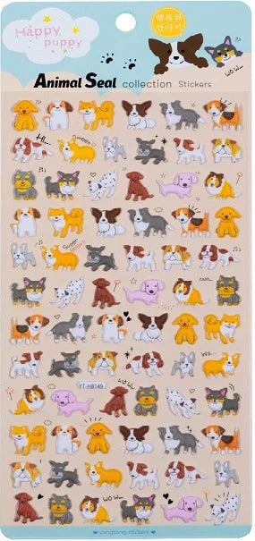 Stickers Puppy Puffy