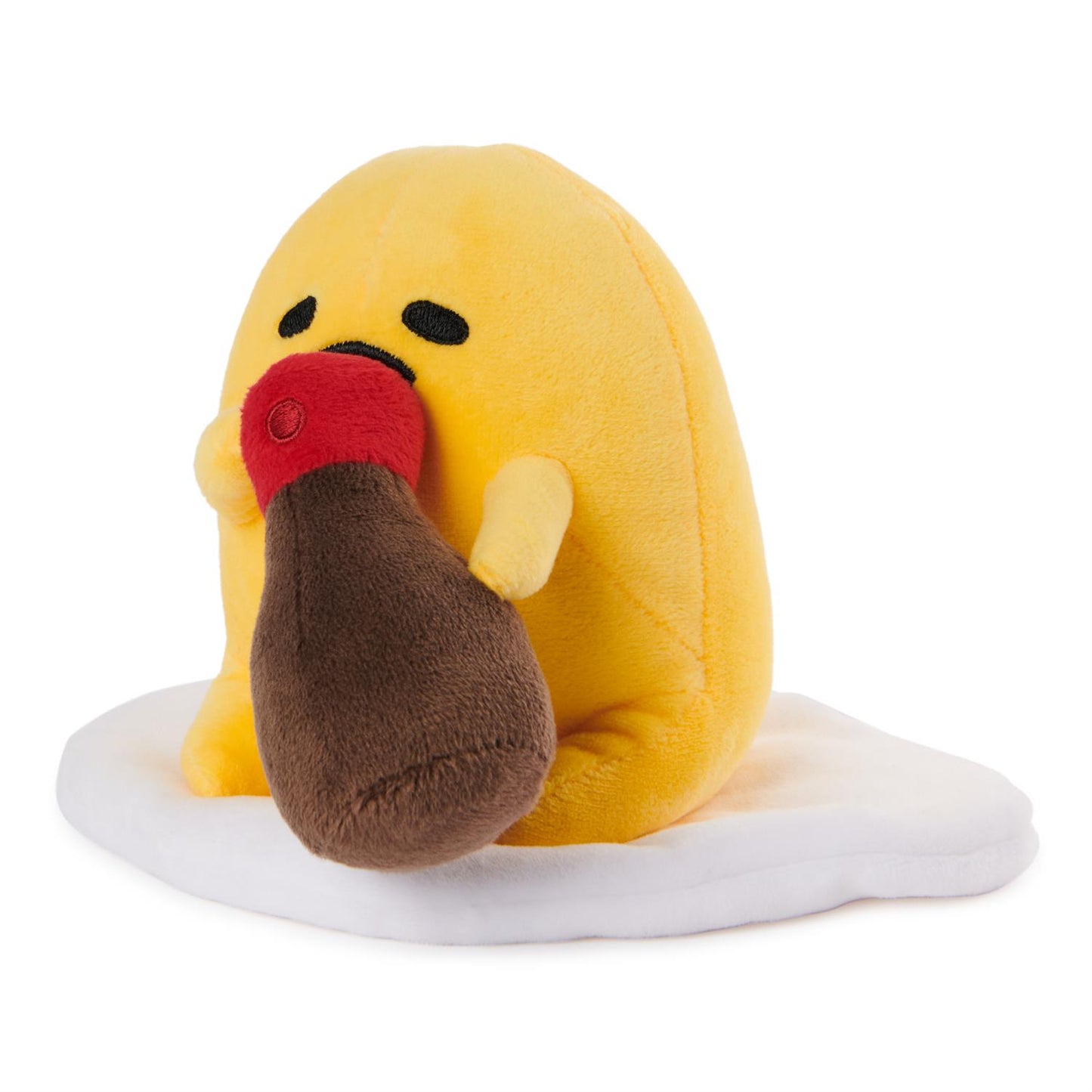 Plush Sanrio Gudetama With Soy Sauce 5"
